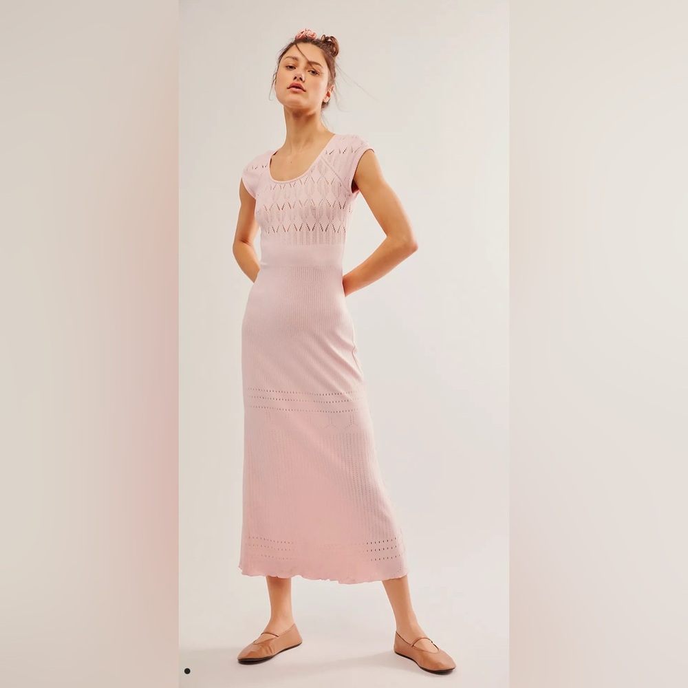 NWT Free People Robin Seamless Midi Dress